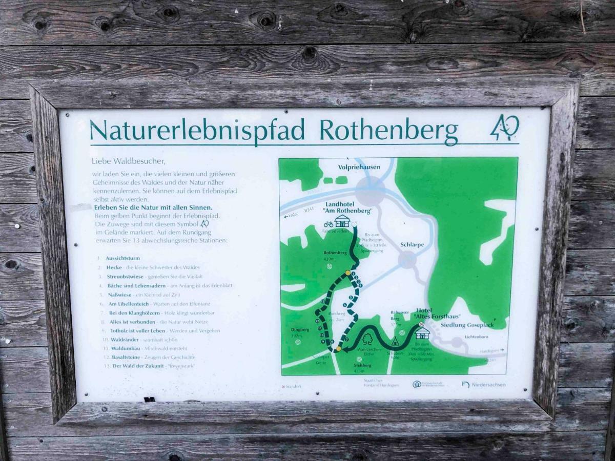 Altes Forsthaus Goseplack Hotell Hardegsen Exteriör bild